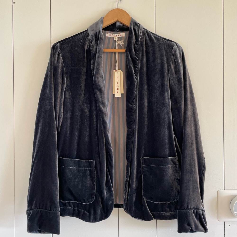 Xirena Grayson velvet blazer